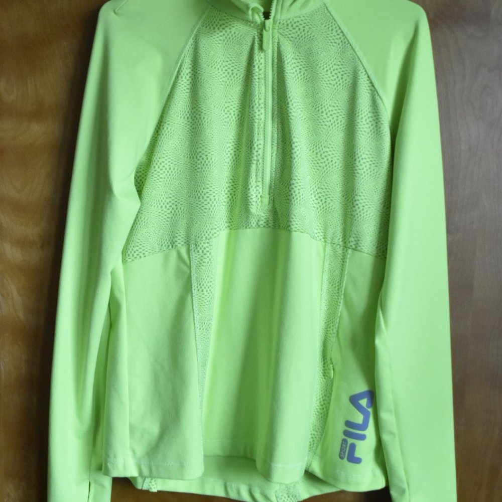 Fila bright yellow running shirt
